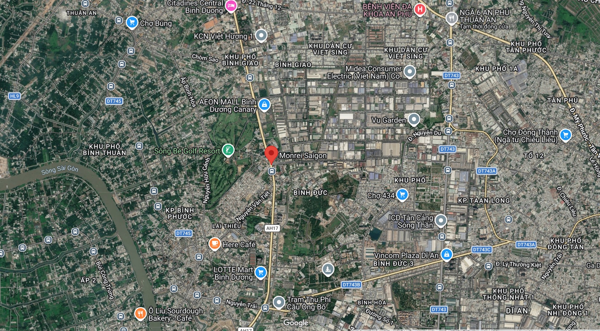 Vị trí Monrei Saigon